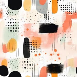 Vibrant Graphic Textures - Expressive Contemporary Design Seamless Pattern