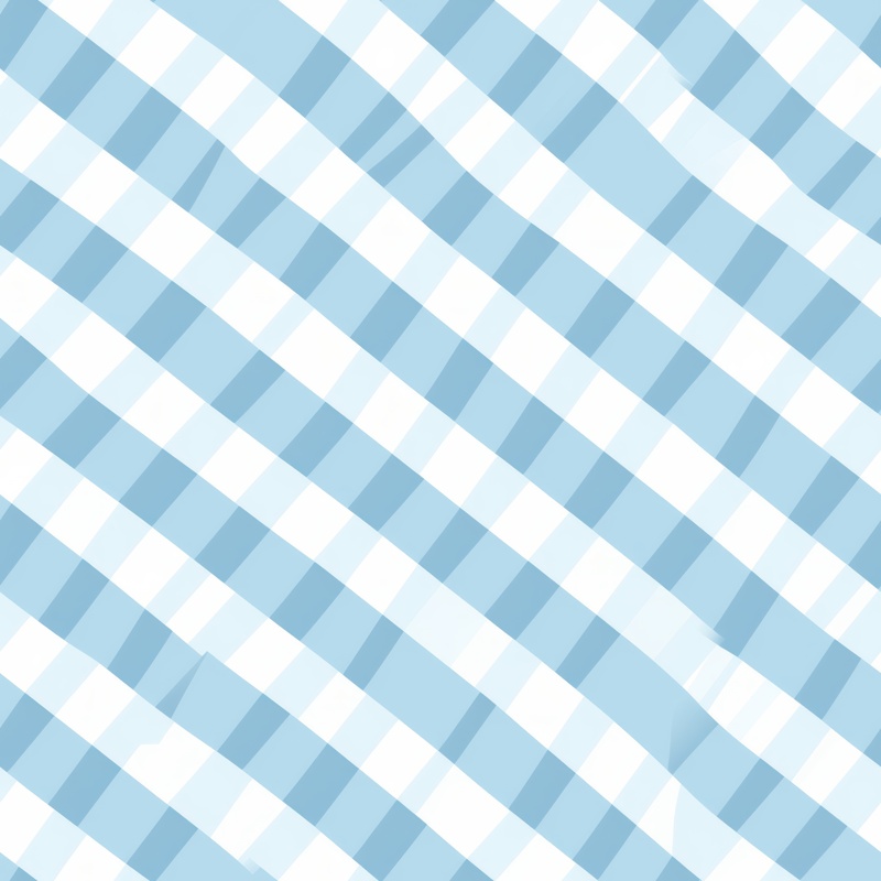 Baby Blue Houndstooth Tablecloth Seamless Pattern