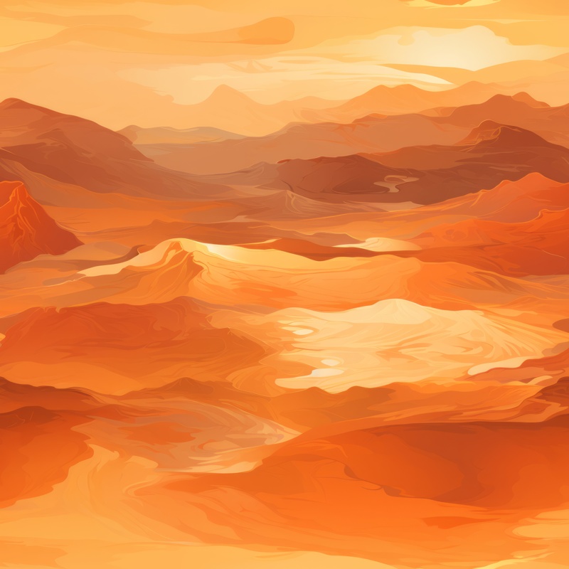 Desert Horizon Gradient Seamless Pattern