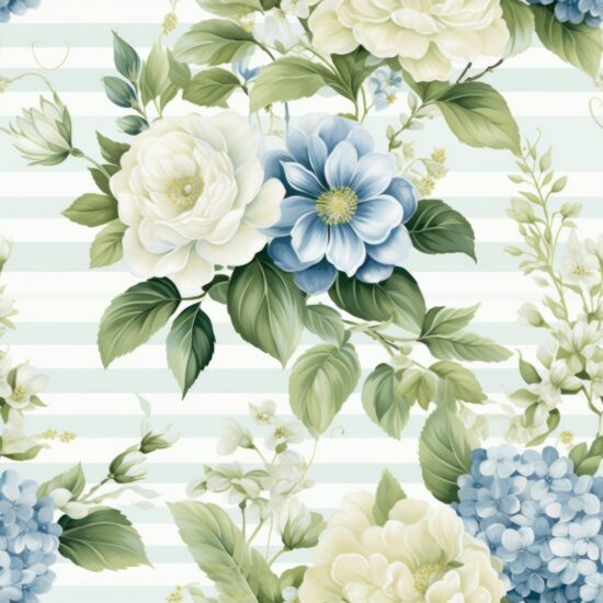 Floral Watercolor Medley Seamless Pattern