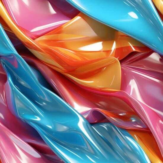 Glossy Synthetic Car Silk Square Pattern Seamless Pattern