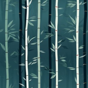 Natures Harmony: Bamboo Zen Pattern Seamless Pattern