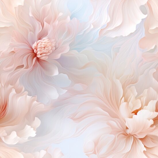 Pastel Bloom - Delicate Floral Pattern Seamless Pattern