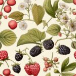 Ripe Berry Botanical Delight Seamless Pattern