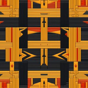 African Weave: Elegance Unveiled Seamless Pattern