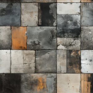 Industrial Slate Tiles Seamless Pattern