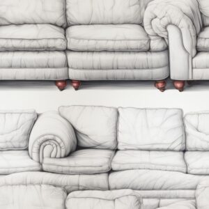 Sofa Sketching - Pencil Chic Seamless Pattern